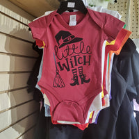 Witchy Onesies - 0-3 Months