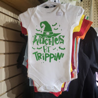 Witchy Onesies - 0-3 Months