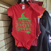 Witchy Onesies - 12 Months