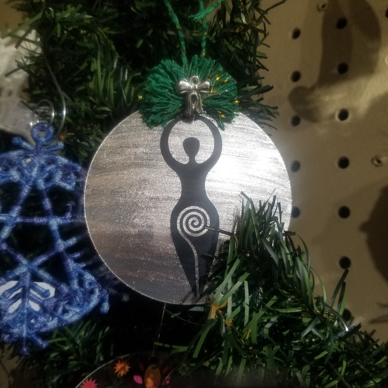 Vinyl Yule Ornaments