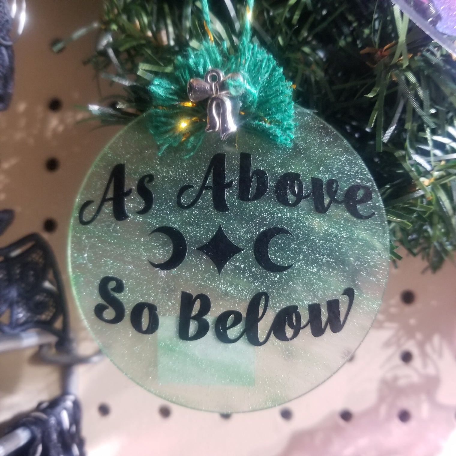Vinyl Yule Ornaments