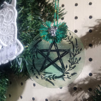 Vinyl Yule Ornaments