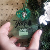Vinyl Yule Ornaments