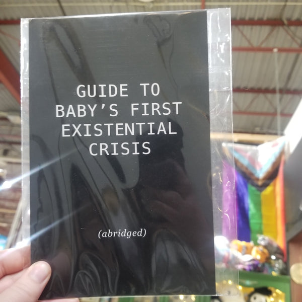 Guide to Baby's First Existential Crisis (abridged)