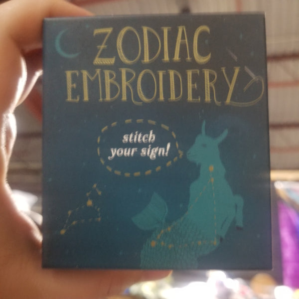 Zodiac Embroidery mini kit