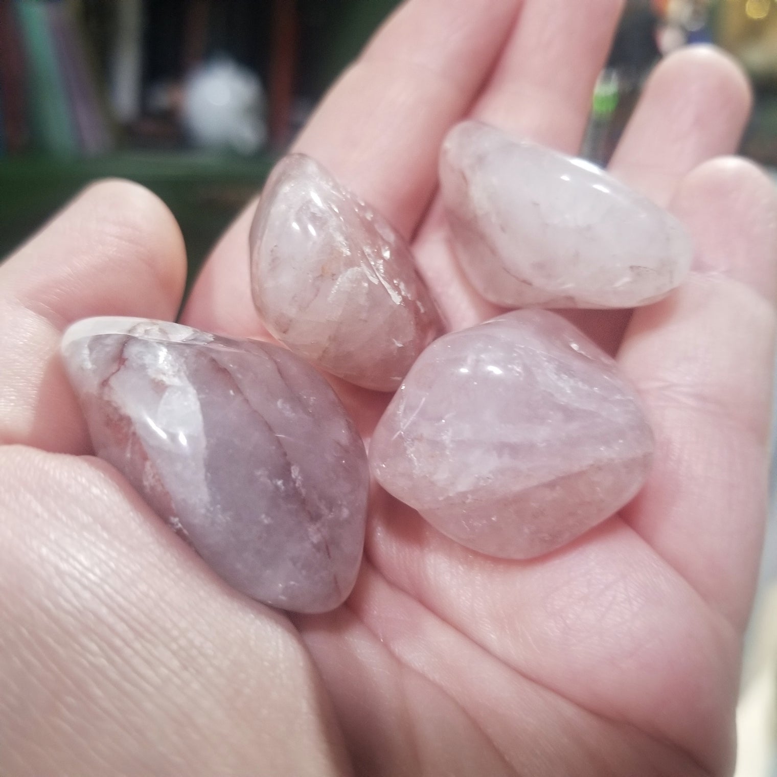 Strawberry Quartz Tumbles