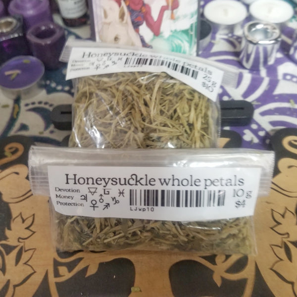 Honeysuckle petals