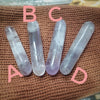 Hand-carved Amethyst Wands