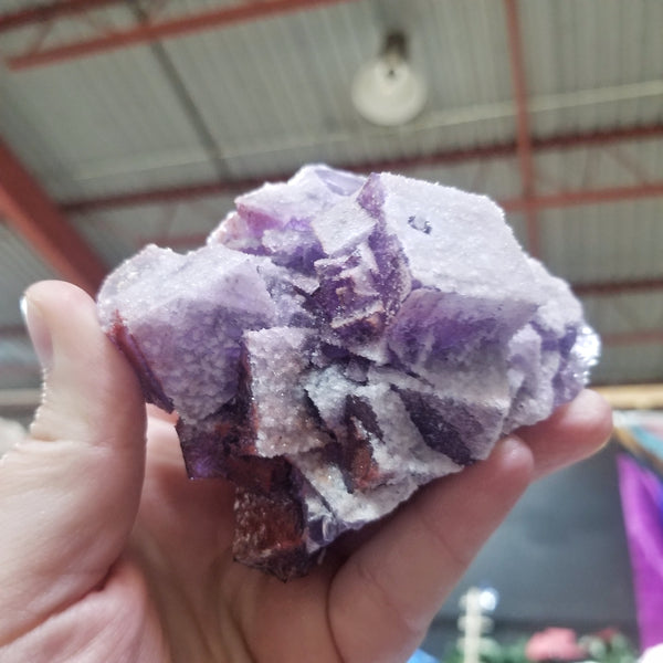 Large Purple Sugar Fluorite
