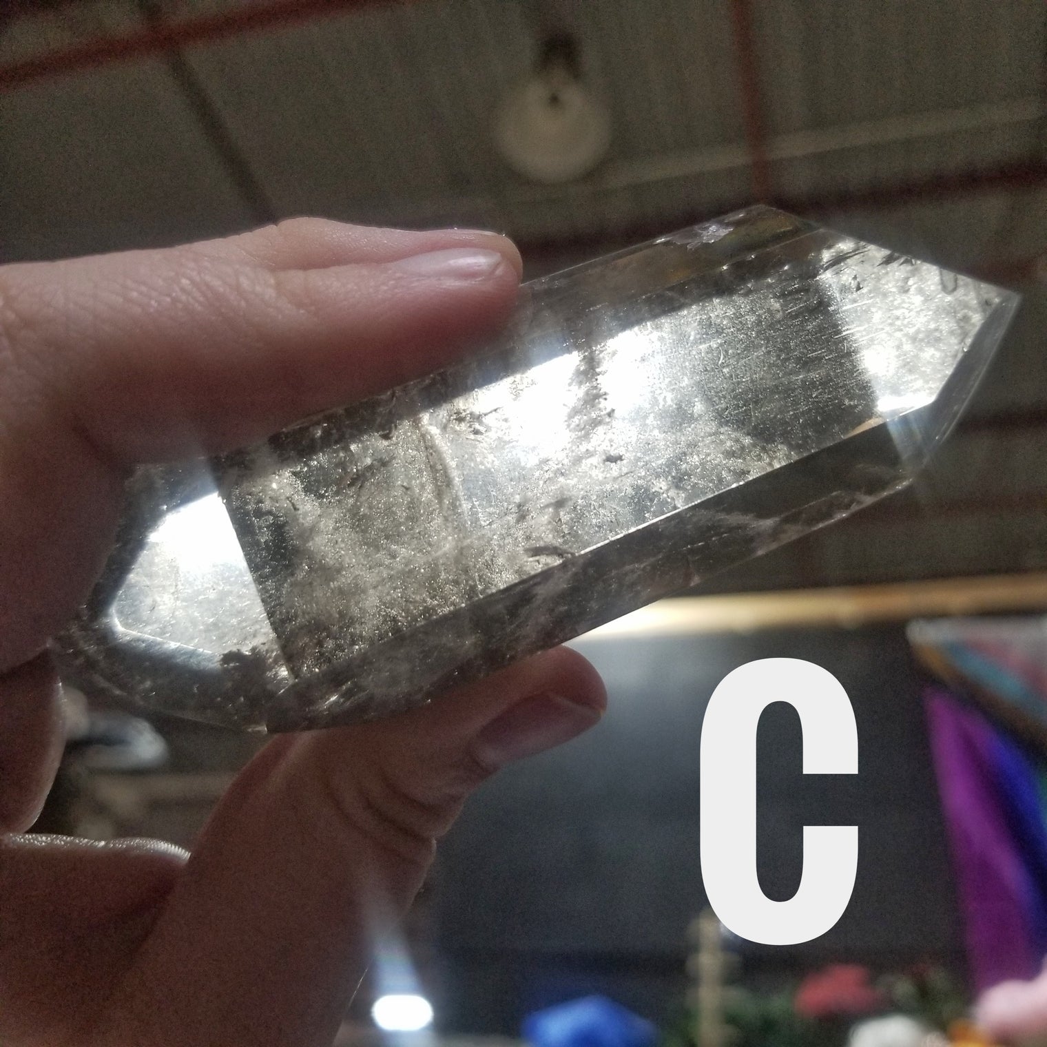 Unique Smoky Quartz double-terminated points