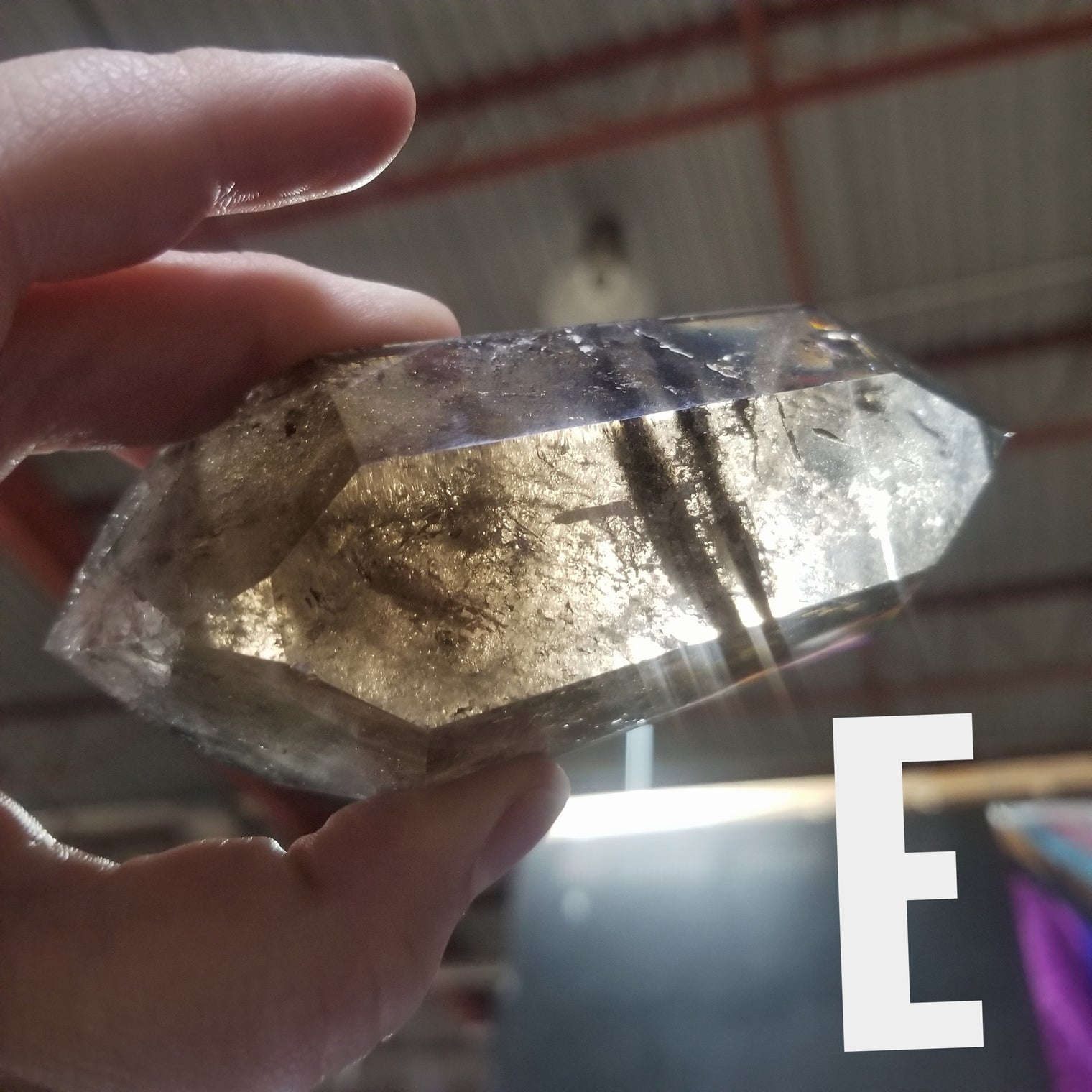 Unique Smoky Quartz double-terminated points