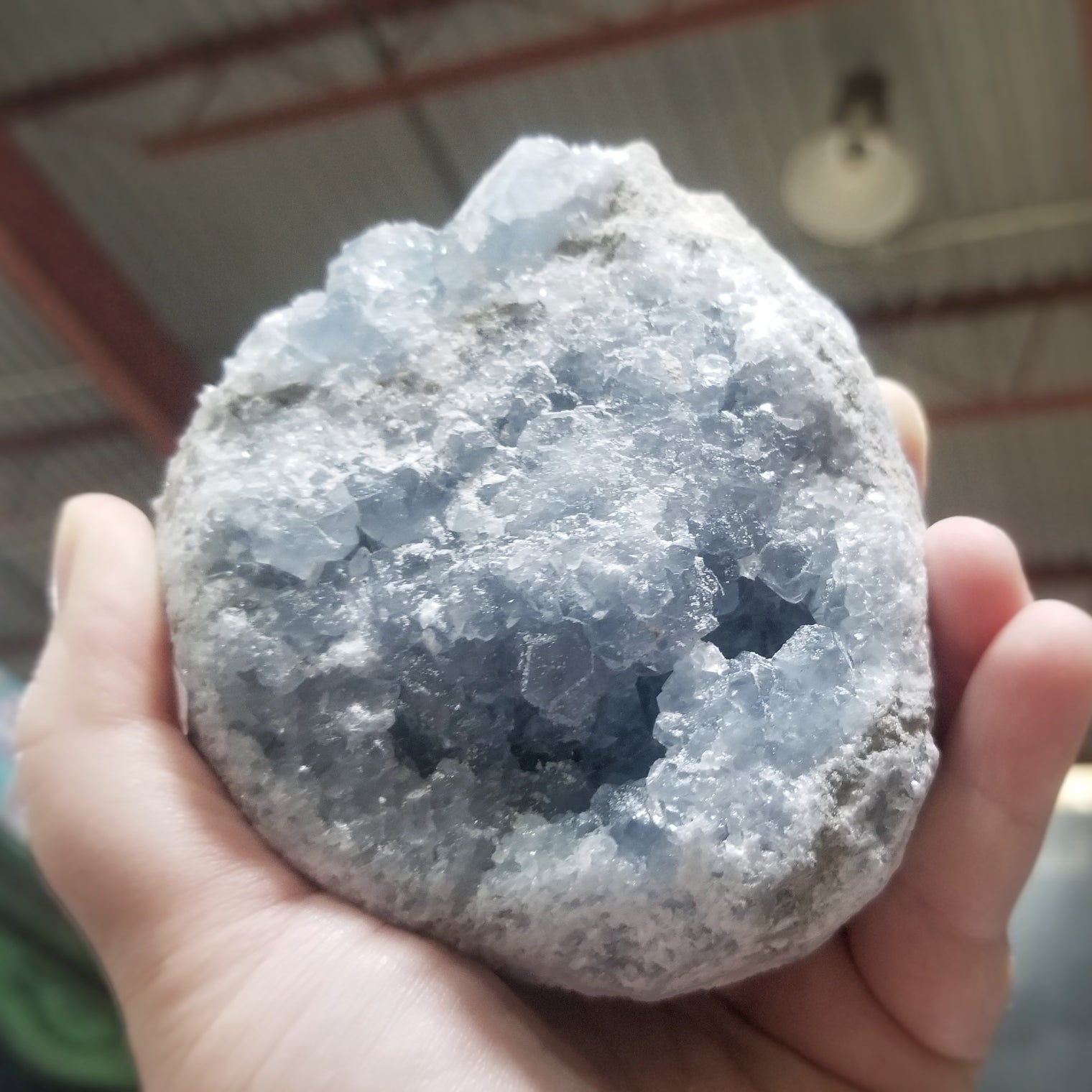 Celestite Geode chunk L