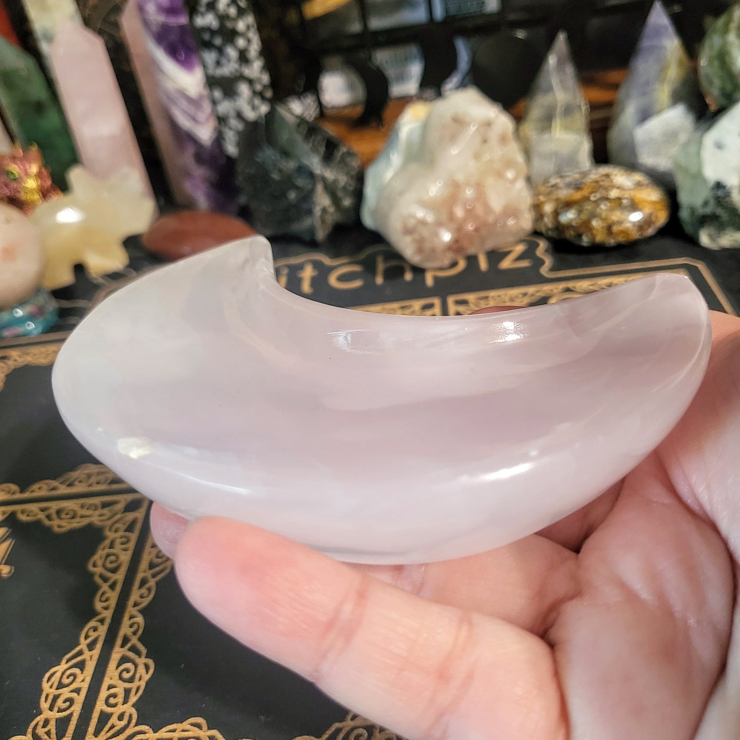 Calcite Moon Crescent