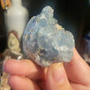 Celestite partial geode pieces