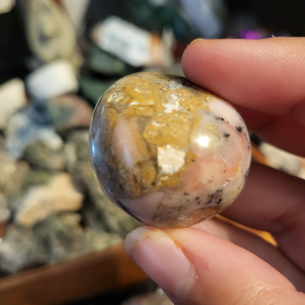 Pink Opal Tumbles