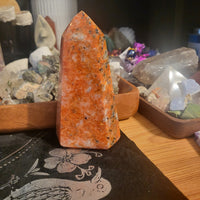 Orange Calcite Tower