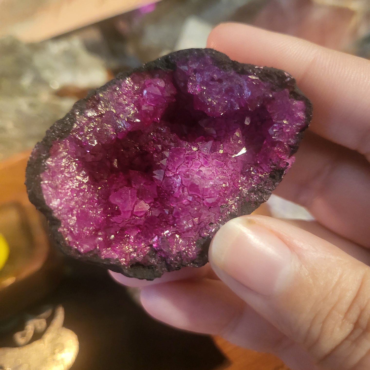 Dyed Agate Geode Pieces