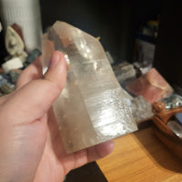 Standing Lemurian Phantom Quartz Point