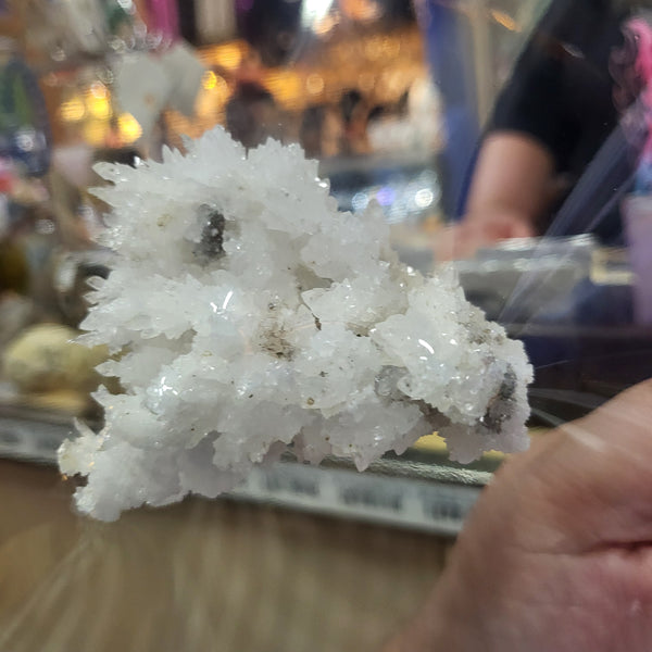 White Calcite Cluster