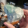 Green Raw Fluorite Chunk