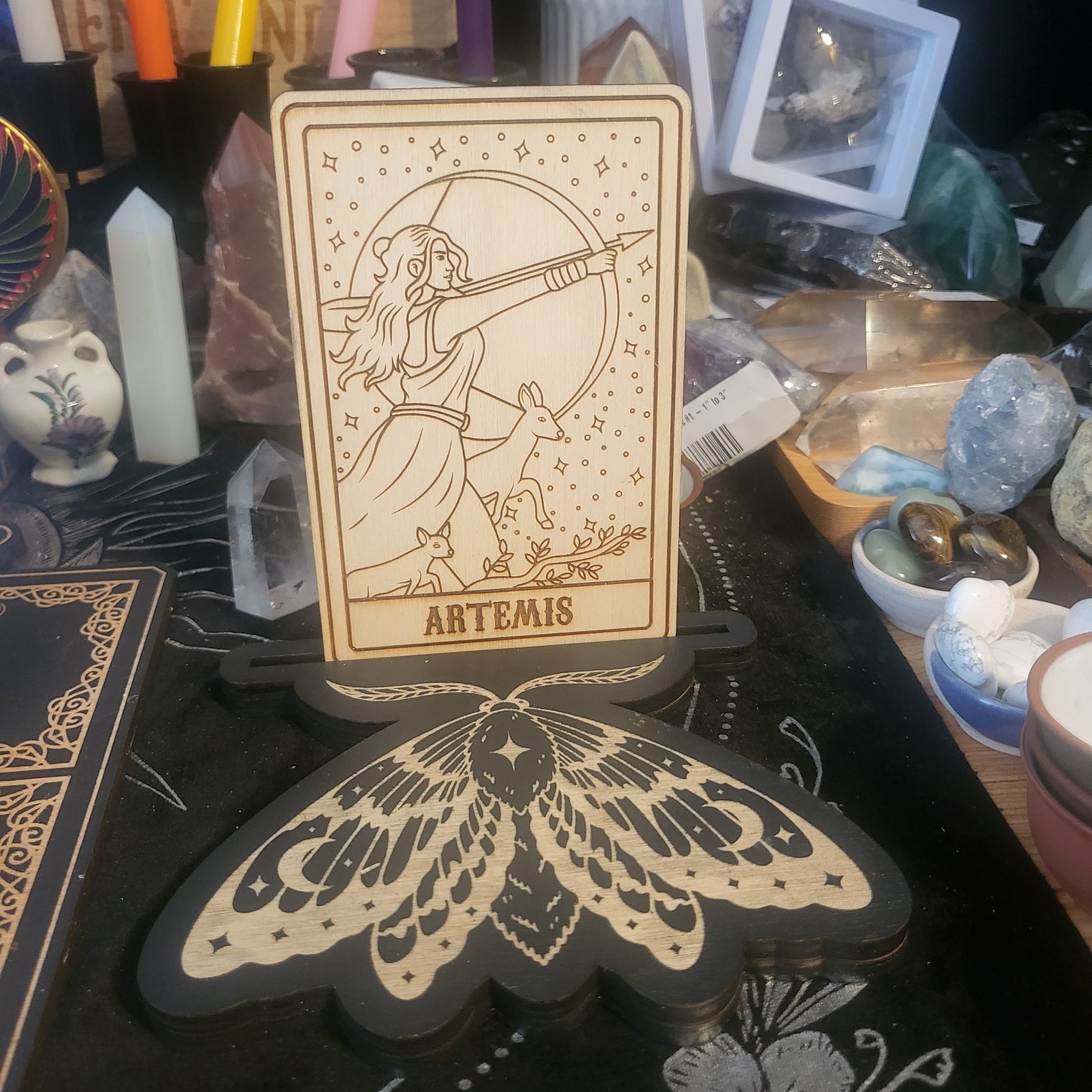 Moth Tarot Card Holder