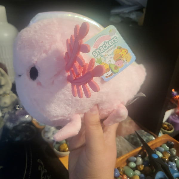 Pink Axolotl Plush