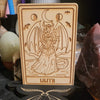 Wooden Deity Card