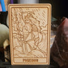 Wooden Deity Card