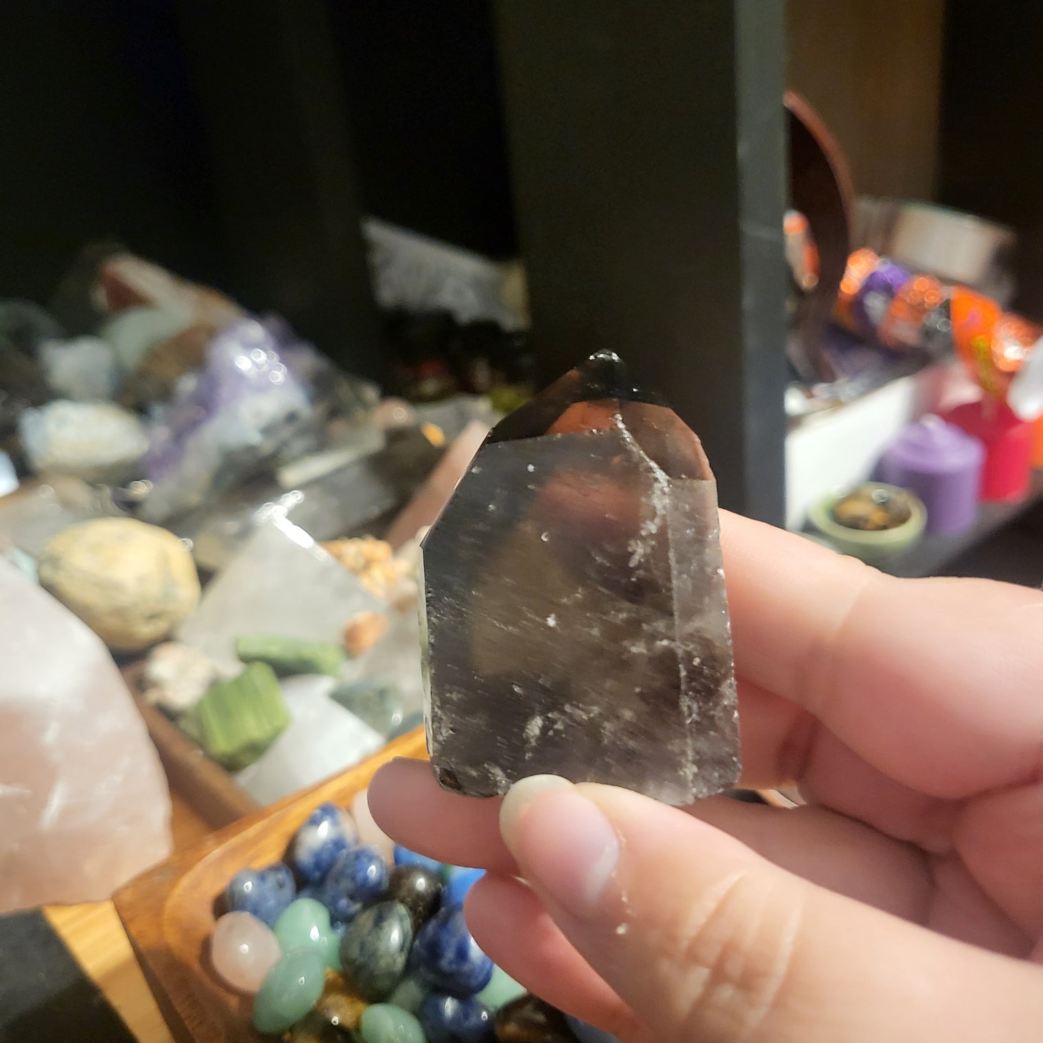 Standing Smoky Quartz Point