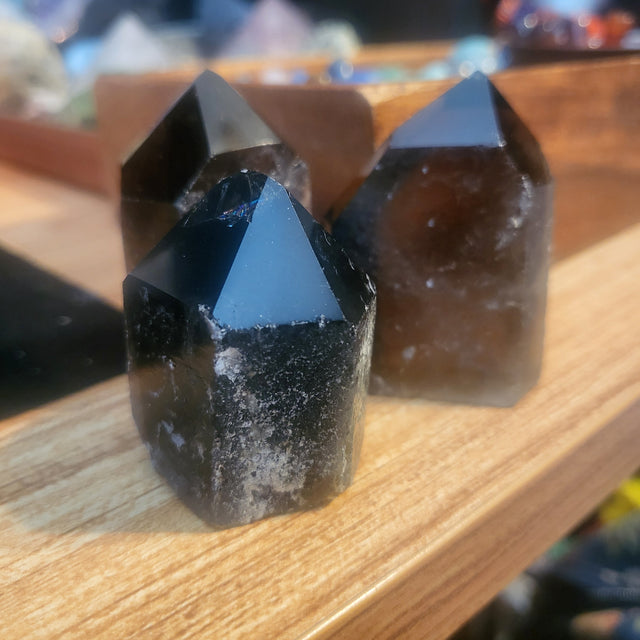 Standing Smoky Quartz Point