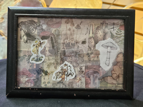 Faeries & Mushrooms Art frame