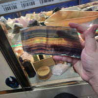 Rainbow Fluorite Slab