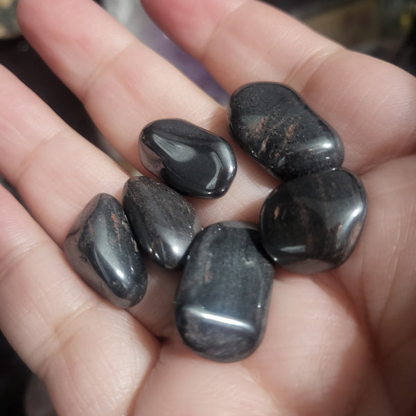 Tiny Hematite Tumbles