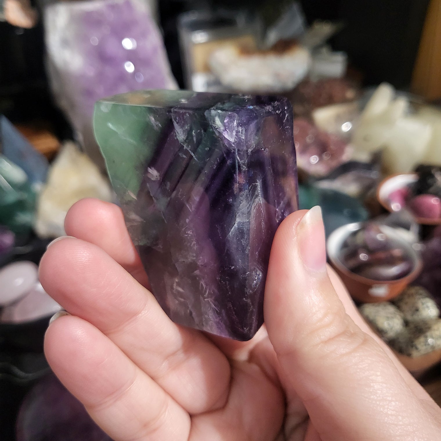 Rainbow Fluorite Freeforms