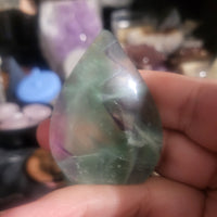 Fluorite  Teardrop Flame