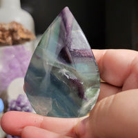 Fluorite  Teardrop Flame