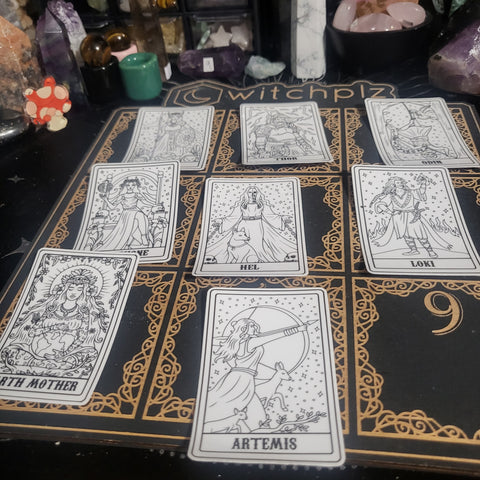 Wooden Deity Cards