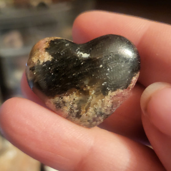 Rhodonite Heart