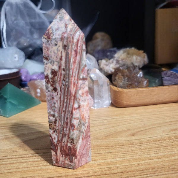 Leopardskin Jasper Tower