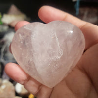 Imperfect Rose Quartz Hearts
