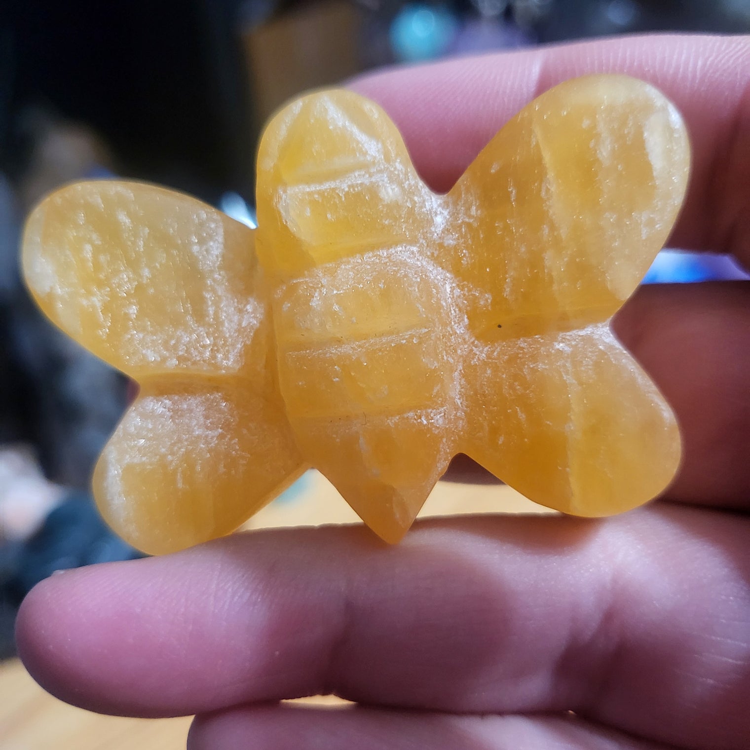 Honey Calcite Bee