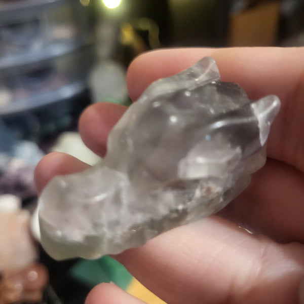 Mini Fluorite Dragon Head