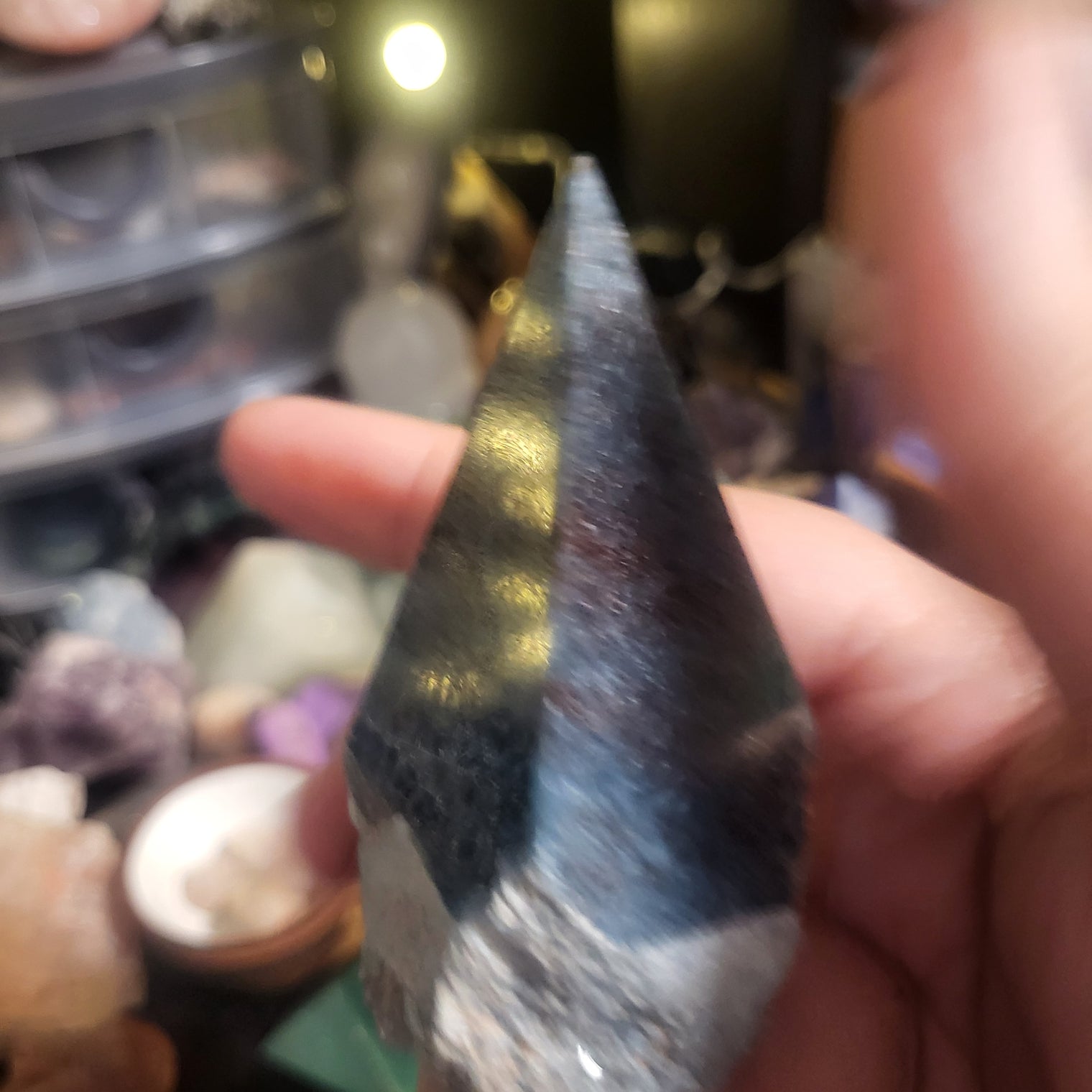 Blue Kyanite Standing Polished Point