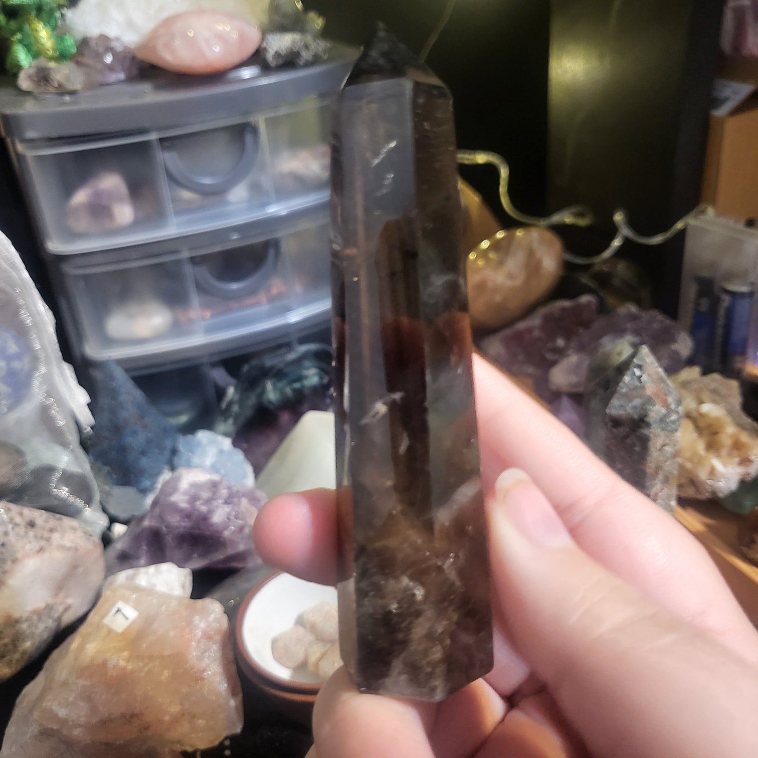Smoky Quartz Tower