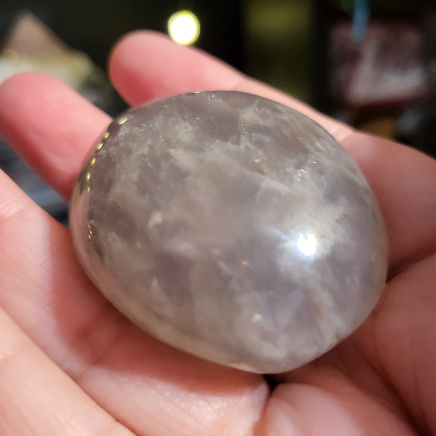 Blue Rose Palm Stone