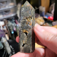 Pyrite Blossom Agate Towers