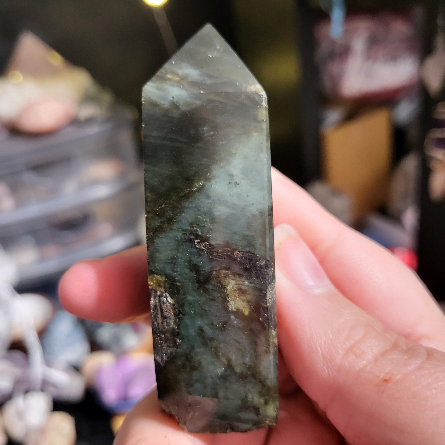 Imperfect Labradorite Tower