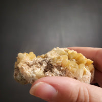 Sphalerite and Calcite Cluster