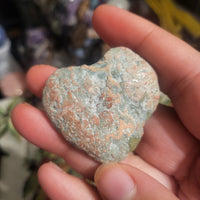 Imperfect Unakite Hearts