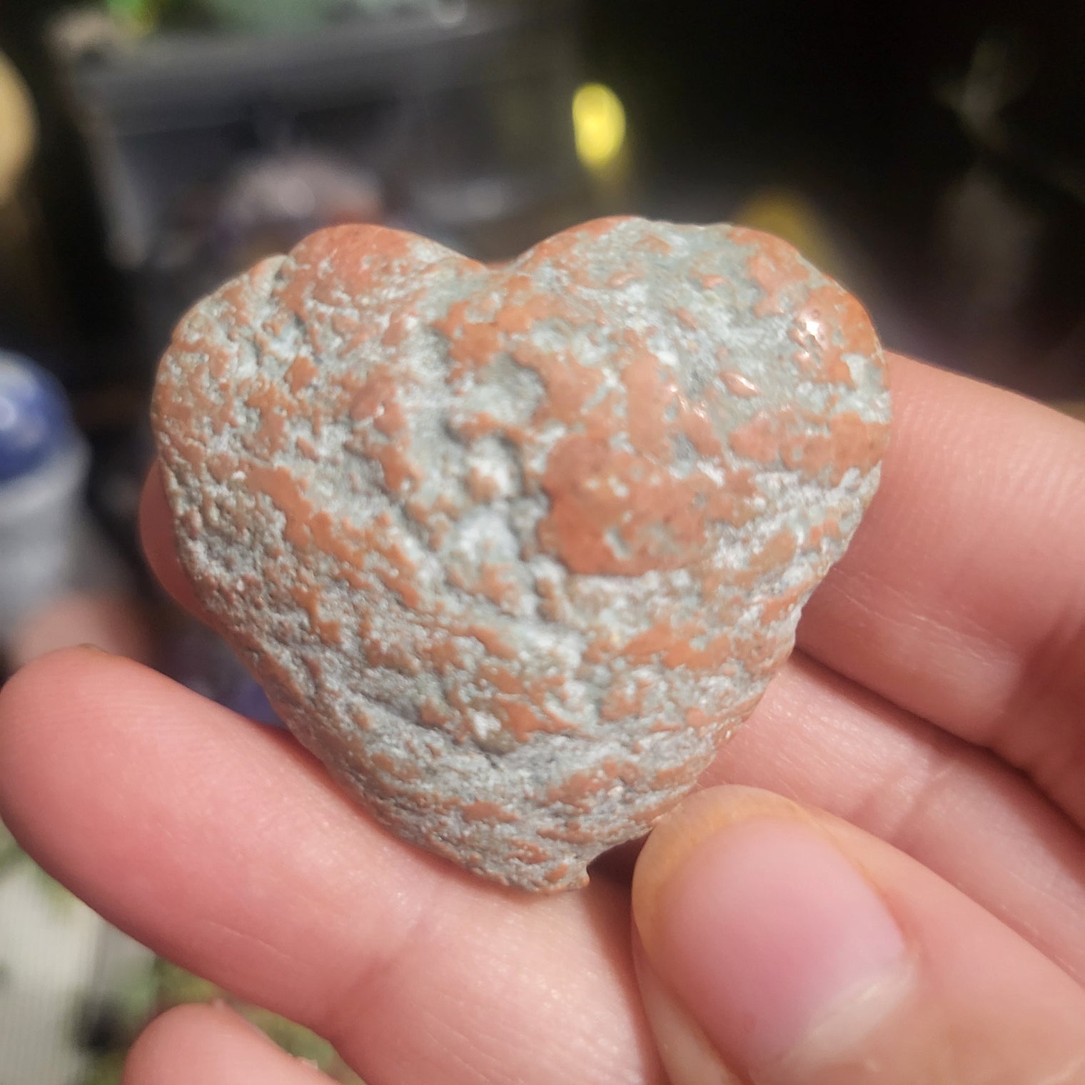 Imperfect Unakite Hearts